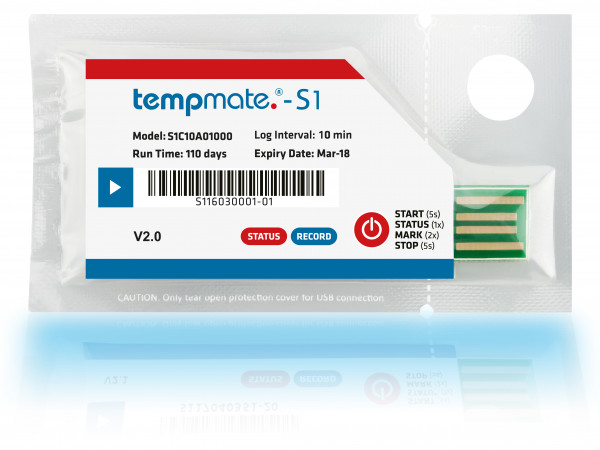 TempMate USB Single-use