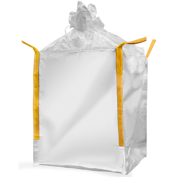 Entsorgungs-Big Bag, 90 x 90 x 110 cm, unbeschichtet, mit Schürze