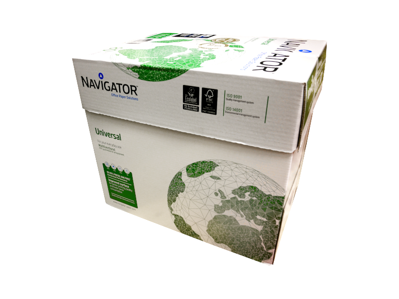 np 30% recycelt 2500 Blatt Navigator Hybrid Druckerpapier A4 80g/m² weiß